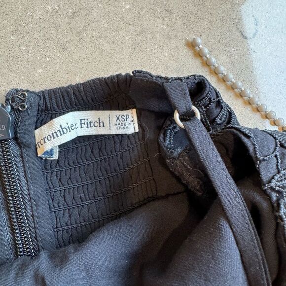 Abercrombie & Fitch elegant Black Lace Dress minidress, size XSP. - Picture 3 of 4